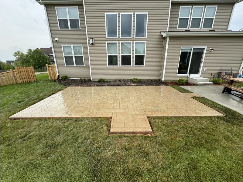 Concrete driveway project